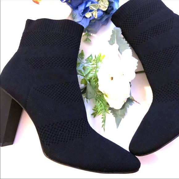 Zara Shoes - New Zara Black Ankle Socks Booties Size 8